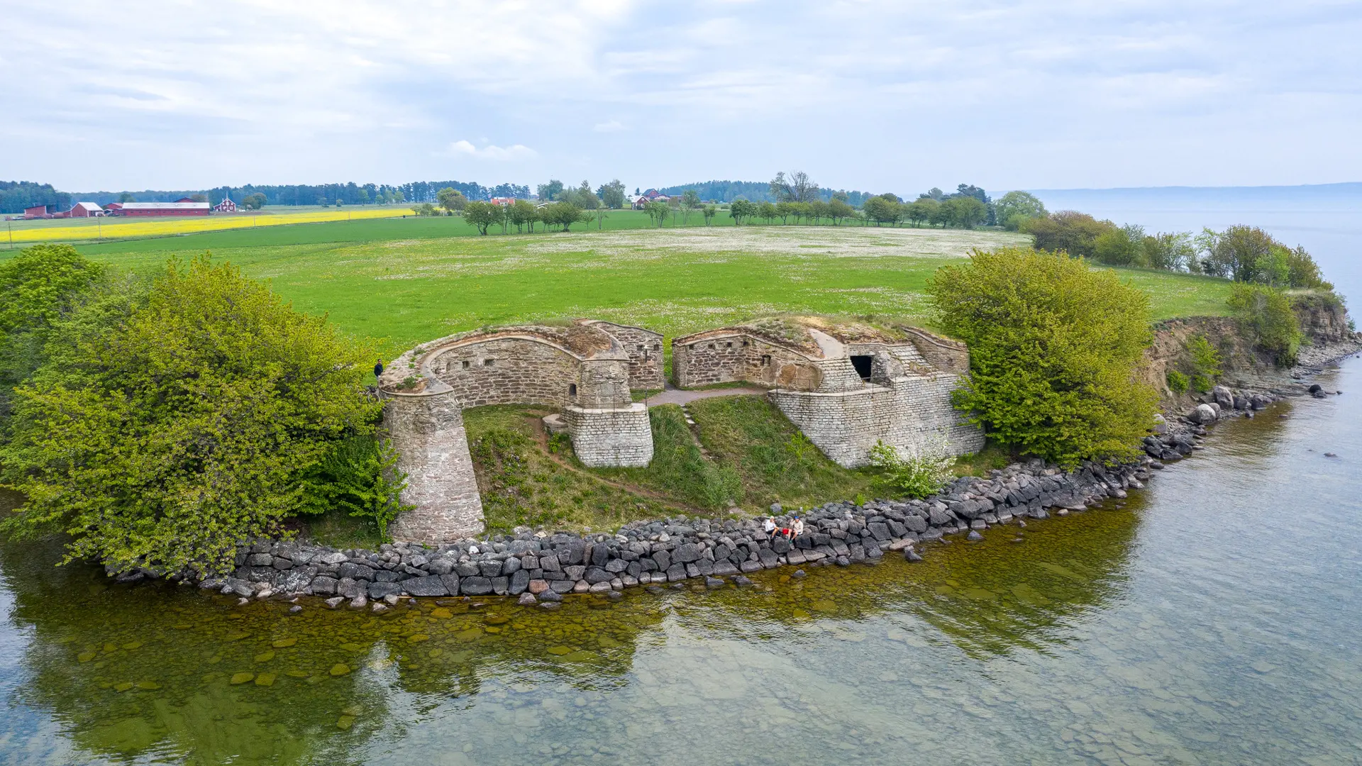 Visingsö castle in Näs