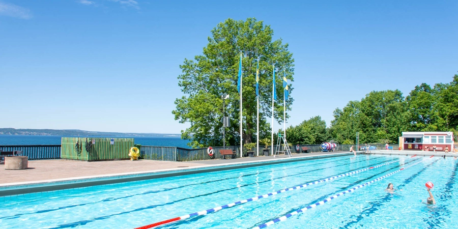 Vy över Brunstorpsbadet