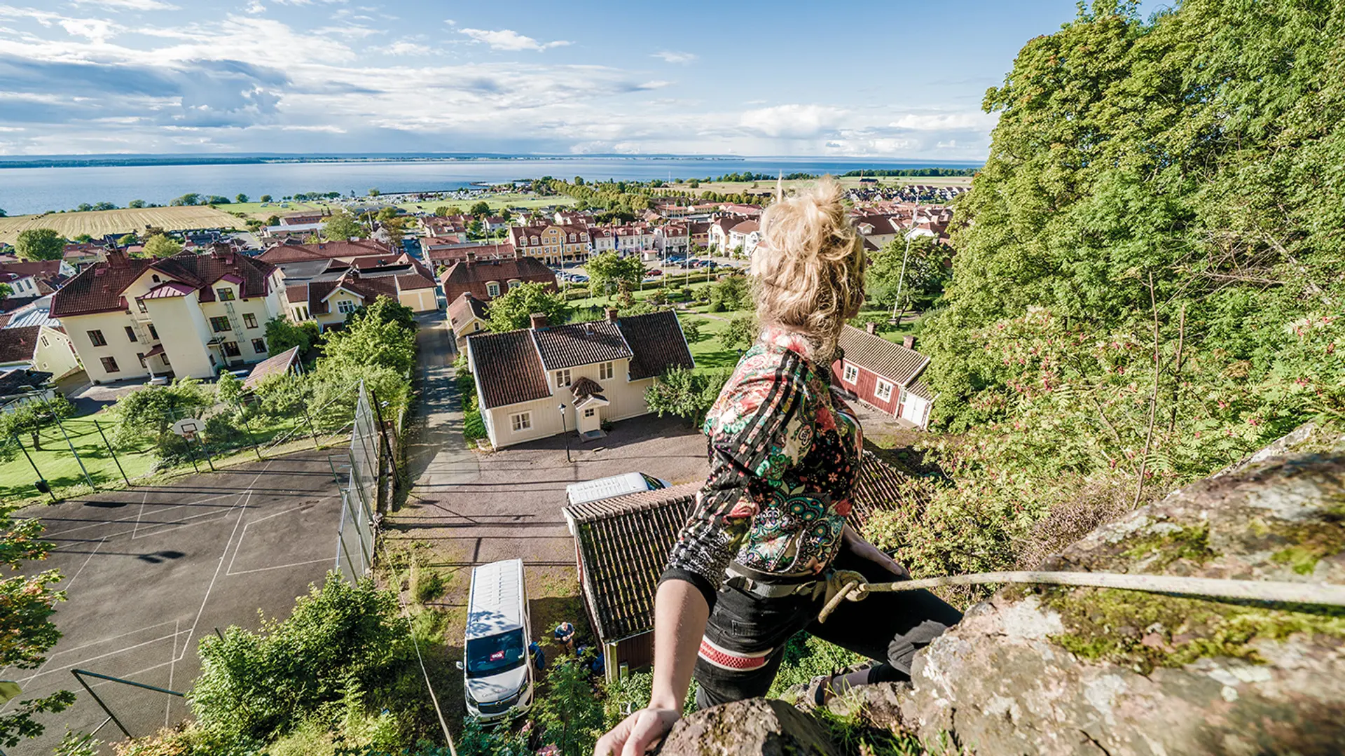 Sport climbing at Grännaberget