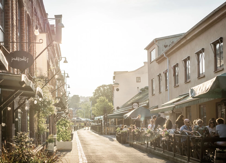 Gatuvy från tändsticksområdet